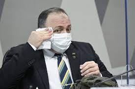 Brazil's interim health minister eduardo pazuello has been in office since may 16. V Duiba9medtjm