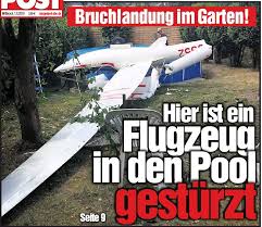 Jeder hat so seine eigenen vorstellungen, was in den garten gehört. Hier Ist Ein Flugzeug In Den Pool Gesturzt Seite 9 Pressreader