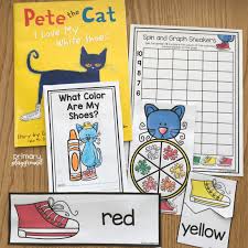 Pete The Cat I Love My White Shoes Printables Literacy Snack Idea Shoes Free Printable Primary Playground In 2020 Pete The Cat Pete The Cat Shoes Coloring Books