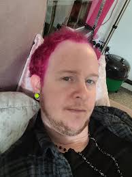 Dyed my hair a little darker pink yesterday