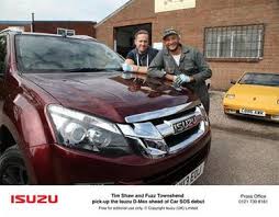 Tim shaw and fuzz townshend from car sos. Isuzu D Max Pickup Of Choice For Tv Series Car Sos