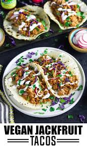 How many calories are in fish tacos fully loaded. Easy Vegan Jackfruit Tacos A Weeknight Favorite Vegan Huggs