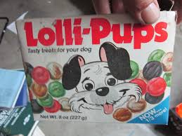 Vintage Lolli Pups Snack Animal Dog Box Food Container 1782230778 Lollies Dog Box Pup