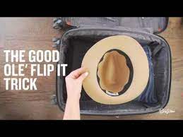 How To Pack A Hat Youtube