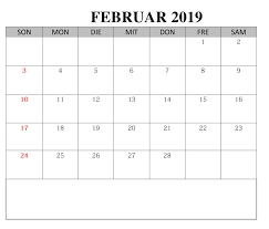 Kalender Februar 2019 Mit Feiertagen 2019 Calendar Calendar Word Search Puzzle