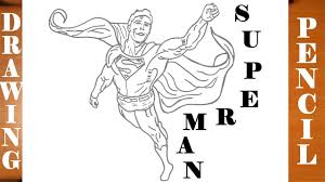 Touch device users, explore by touch or with swipe gestures. How To Draw Superman Full Body For Kids Easy On Paper Pencil Mrusegoodart