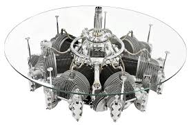 Post your items for free. Coffee Table Made With Aircraft Radial Engine Continental Engine 7 Cylinders Produced From 1933 1970s Classic Driver Market