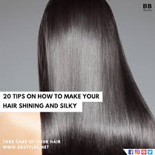 All you have to do is follow these 5 tips to make your hair shinier and you're good to go. 20 Tips To Make Your Hair Shining And Silky Hair Shine Straightening Hair Tips Hair
