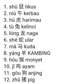 Secara interpretasi penterjemahan antar budaya, 不用谢 (bùyòng xiè) dapat diartikan terima kasih kembali. Tuliskan 12 Shio Secara Berurutan Dalam Bahasa Mandarin Brainly Co Id
