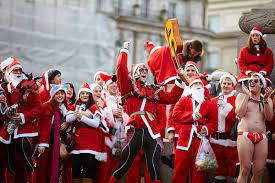 Drunk Santas Flood Nyc Saturday For Santacon Eater Ny