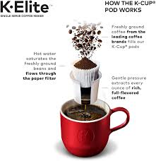Types of single cup coffee makers. Buy Keurig K Elite Coffee Maker Single Serve K Cup Pod Coffee Brewer With Iced Coffee Capability Brushed Silver Online In Indonesia B0788f3r8x