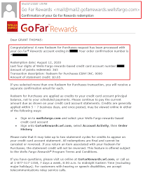 Wells fargo credit card rewards. How To Redeem Wells Fargo Go Far Rewards Points To Pay For Purchases
