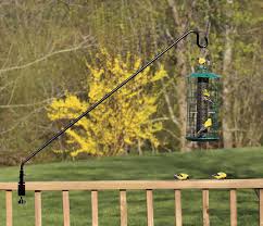 Bird Feeder Pole For Deck Duncraft Com 36 Extended Deck Hook In 2020 Black Deck Landscape Projects Garden Projects