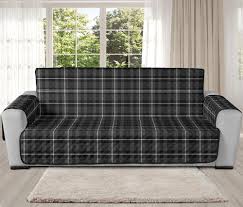 Maybe you would like to learn more about one of these? Gray Black And White Plaid Tartan 78 Seat Width Etsy