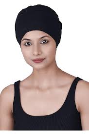Buy CONFIRTINO Women's Silky Soft Skin Friendly Bamboo Viscose Women Sleep  Cap (Black) at Amazon.in