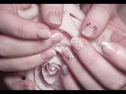 Always remember to choose simple designs that will bring out your look. Six Simple Bridal Nail Designs Youtube