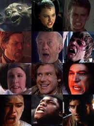 The Many Faces Of Star Wars Star Wars Memes Star Wars Humor Star Wars Fandom