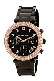 Black And Rose Gold Watch Womens Michael Kors Rose Black New Mk Women S Parker 39mm Boyfriend Style Gold Mk5885 Watch 42 Off Retail Michael Kors Parker Black Boyfriend Style
