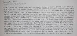 Silahkan copy dan edit contoh surat laporan pengaduan ke polisi diatas untuk keperluan anda dalam mengatasi urusan. Isi Laporan Polis Pak Su2 Rawatan Tradisional Pak Su