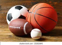 Sports Balls On Wooden Background Stock Photo 231825895 | Shutterstock