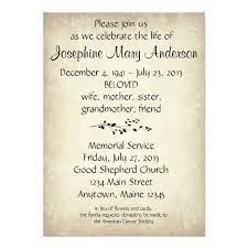 Memorial service in lieu of flowers wording. Leafy Vine Design Funeral Memorial Announcement Zazzle Com In 2021 Memorial Announcement Memorial Cards For Funeral Funeral Memorial
