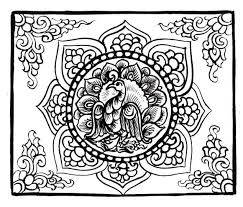 In recent years, there has been an explosion in people picking up pencil crayons and felt tip pens and filling in a design or two in order to relax. Printable Coloring Pages For Adults 7 Asian Traditional Art Adult Coloring Book Pages From Asiatika The Mindful Word