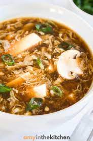 Hot & sour soup is so flavorful, so many fun textures and it was such a heart warming bowl of soup. 20 Minute Hot And Sour Soup Recipe Amy In The Kitchen