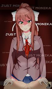 Post 2579912: Doki_Doki_Literature_Club Monika niviox
