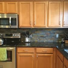 How to make cabinets darker. Grey Countertops And Wood Cabinets How To Make It Work