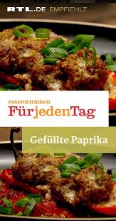 Gefullte Paprika Das Rezept Aus Essen Trinken Fur Jeden Tag Essen Und Trinken Rezepte Essen Und Trinken Essen Und Trinken Partyrezepte