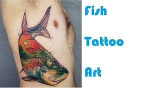 Fish & cross tattoo view #2 done. Fish Tattoo Top 200 In The World Are On This List Ranked Check Em Out