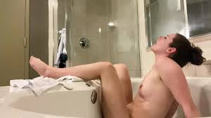 Screaming Orgasm Using the Hotel Jacuzzi Water Pressure: Amateur Amateur  Porn