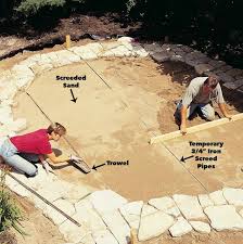 Build a natural stone patio that will last for ages and look great the whole time. How To Build A Stone And Brick Patio Diy The Family Handyman