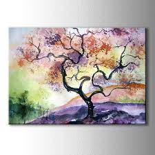 5 iş günü içinde kargoda. Yagli Boya Gorunumlu Agac Kanvas Tablo