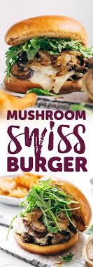 Perfect party food that even meat eaters will. Rockin Sweet Onion Mushroom Swiss Burgers Recipe Little Spice Jar