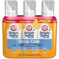 You can warm the saline solution a little. Arm Hammer Simply Saline Nasal Relief 4 5 Oz 3 Pk Sam S Club