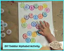Stencils are a fun and easy way to customize almost any surface of your house. Free Toddler Alphabet Activity The Activity Mom Alphabet Activities Alphabet For Toddlers Alphabet Activities Kindergarten