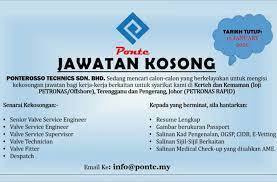Klik nama jawatan & mohon segera. Jawatan Kosong Kemaman Jawatan Kosong Di Terengganu Offshore Kerteh Kemaman Loji Petronas Dan Pengerang Johor Petronas Rapid