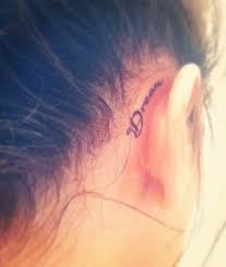 Small Tattoo Ideas Behind Ear Behind Ear Tattoos Tattoos Behind Ear Behind Ear Tattoo