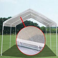 Fill your cart with color · huge savings · under $10 · top brands 14 Mil Hd Valance Replacement Canopy Tarp Carport Cover For 10 X 20 Frame Clear Ebay