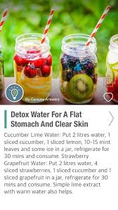 Unfortunately, it's nearly impossible to avoid the everyday chemicals that my secret detox drink contains some of the best ingredients for detoxification. Vitamin Detox Water For A Flat Tummy And Clear Skin Detox Drinks Flat Tummy Detox Water Liver Detox