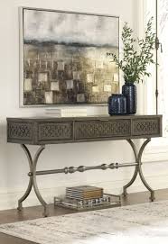 Quinnland Antique Black Console Sofa Table Entryway Console Table Console Table Mirrored Console Table