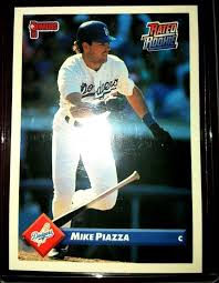 This was donruss' biggest release at the time as the checklist contained a whopping 784 cards that were distributed in two series. 1993 Donruss Baseball Mike Piazza 209 Los Angeles Dodgers Rated Rookie Mike Piazza Baseball Cards Baseball Cards For Sale