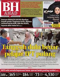 Dapatkan berita terbaru hari ini hanya di okebis.com. Dapatkan Naskhah Bhahad Hari Ini Berita Harian Online