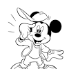Mickey mouse minnie mouse hitam dan putih mickey mouse putih pahlawan teks png pngwing. 1