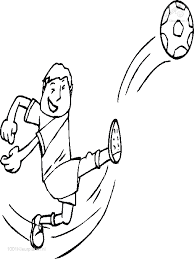 En daar horen natuurlijk ook voetbal kleurplaten bij! 1001 Kleurplaten Sport Voetbal Kleurplaat Voetbal