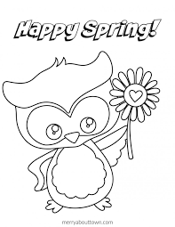 Free printable spring coloring pages. Free Printable Spring Coloring Sheets Merry About Town