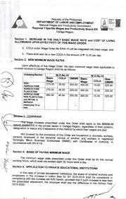 This act may be cited as the minimum wages act. Wage Order National Wages And Productivity Commission Facebook