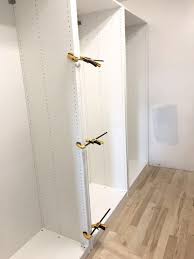 How To Make Pax Wardrobes Look Built In Add Trim To Ikea Pax Wardrobes Ikea Pax Ikea Closet Hack Ikea Pax Wardrobe