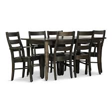 It's super sleek and super efficient for small spaces. Small Space Living 7 Piece Dining Set Levin Furniture